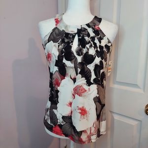 Inc pink floral Blouse